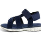 Boys Kids Toddlers Touch Fasten Nylon Strap Flat Summer Beach Open Toe Sandals
