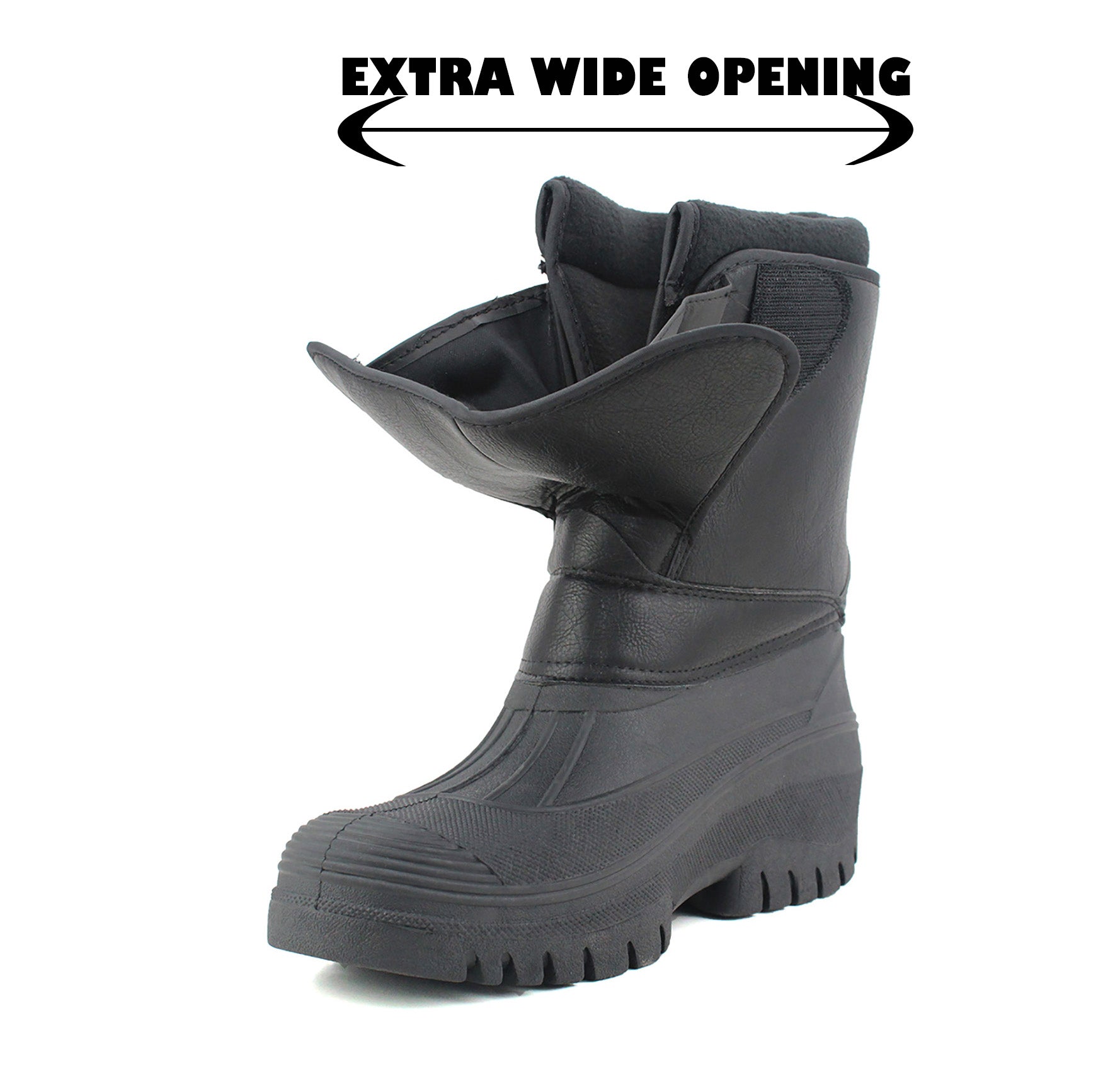 Extra Wide Wide Calf Waterproof Winter Boots Mens Womens Unisex