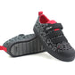 Boys Kids Collection Casual Black Trainers Touch Fastening Shoe UK