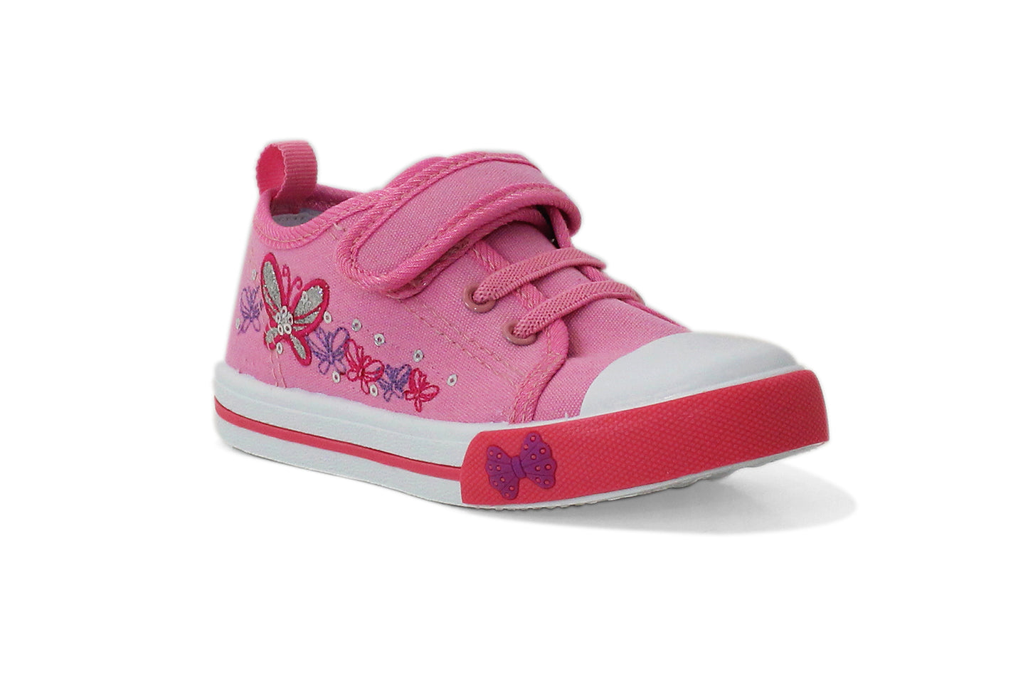 TAMMY Kids Canvas Touch Fasten Trainers