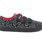Boys Kids Collection Casual Black Trainers Touch Fastening Shoe UK