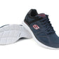 Skechers Men's Verse-Flash Point Sneakers Navy/Black Mesh Lace Up Memory Foam Trainers