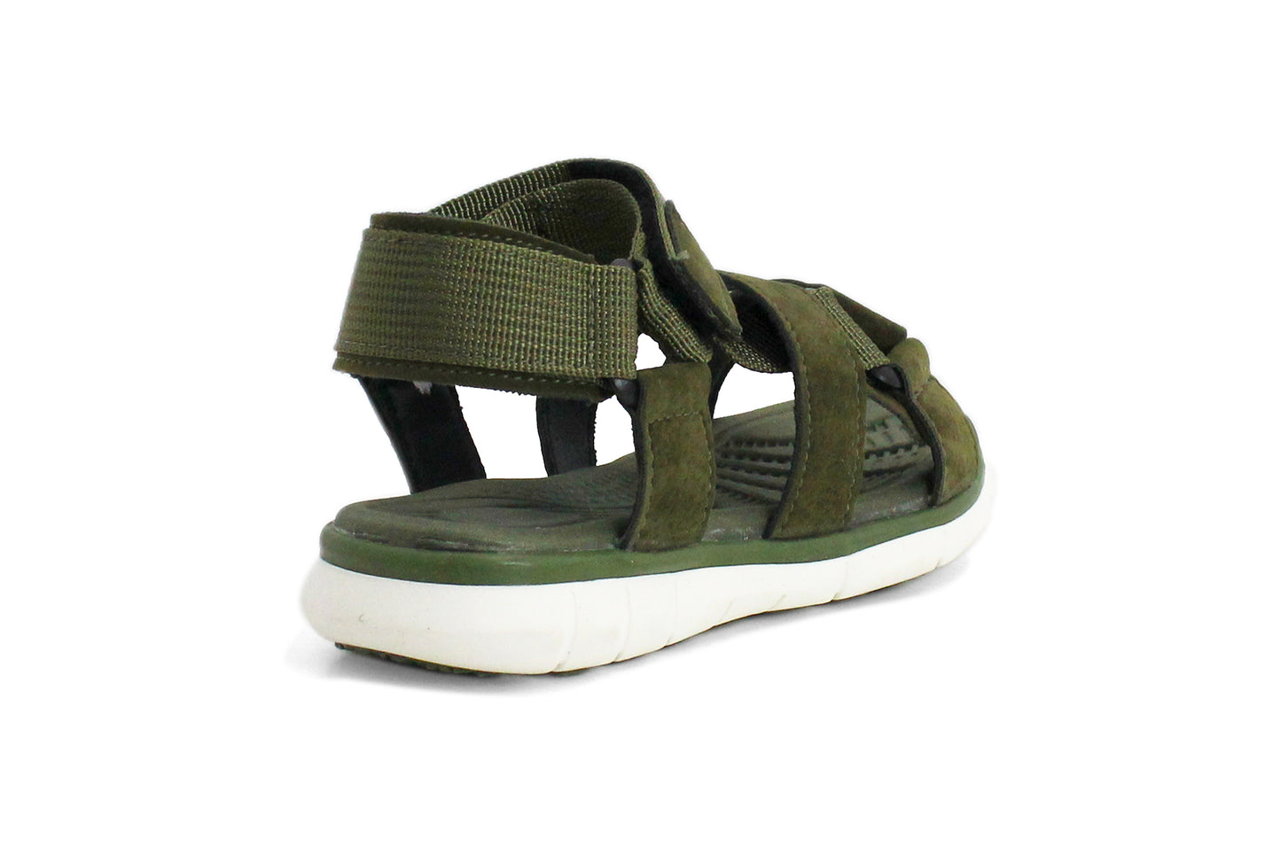 Boys Kids Toddlers Touch Fasten Nylon Strap Flat Summer Beach Open Toe Sandals