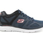 Skechers Men's Verse-Flash Point Sneakers Navy/Black Mesh Lace Up Memory Foam Trainers
