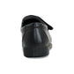 Boys Youth Kids Black Elastic Gusset Slip On Strap School Shoes