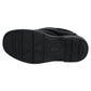 Boys Youth Kids Black Elastic Gusset Slip On Strap School Shoes