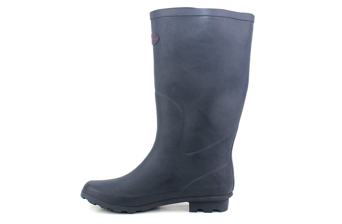 Womens Ladies Wide Calf Adjustable Wellies Waterproof Rain Festival Dog Walking Wellington Boots Navy