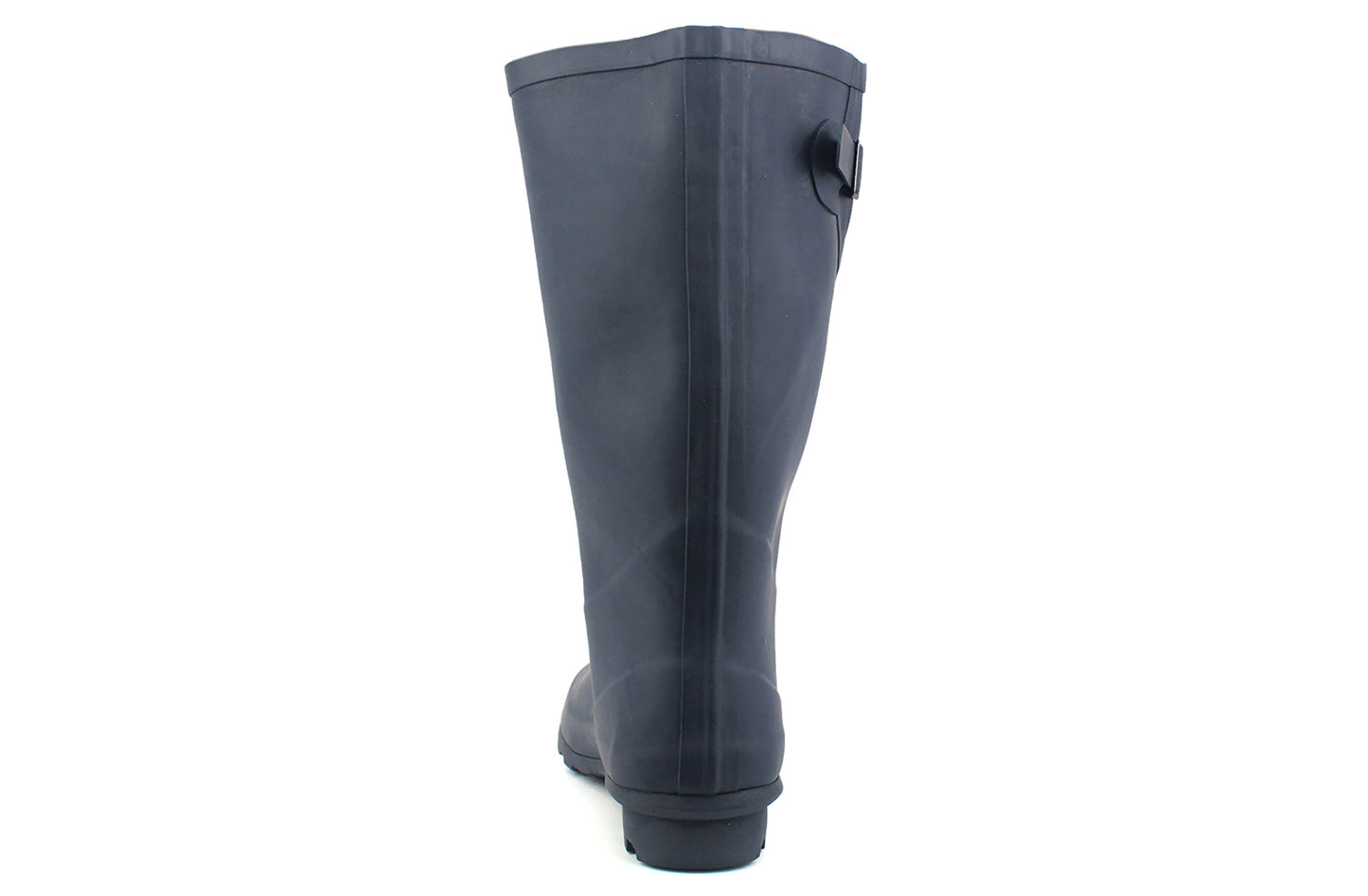 Womens Ladies Wide Calf Adjustable Wellies Waterproof Rain Festival Dog Walking Wellington Boots Navy