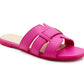 Womens Flat Slip On Sandals Open Toe Multi Strap Slides Backless Casual Summer Holiday Beach Slipper Flats Shoes