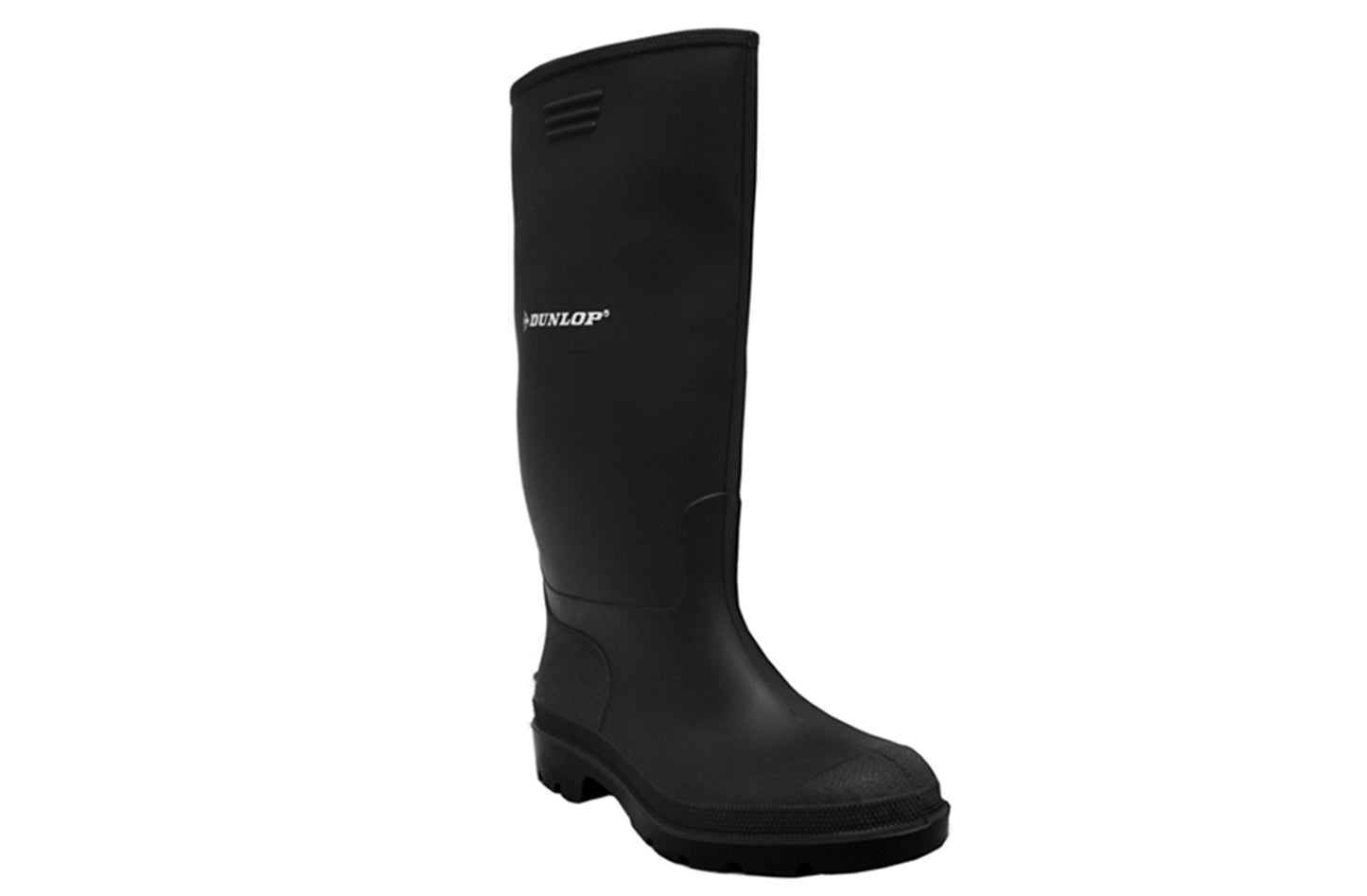 Dunlop PRICEMASTOR Unisex Wellington Boots in Black Knee High Wellington Rain Boots for Outdoor and Gardening