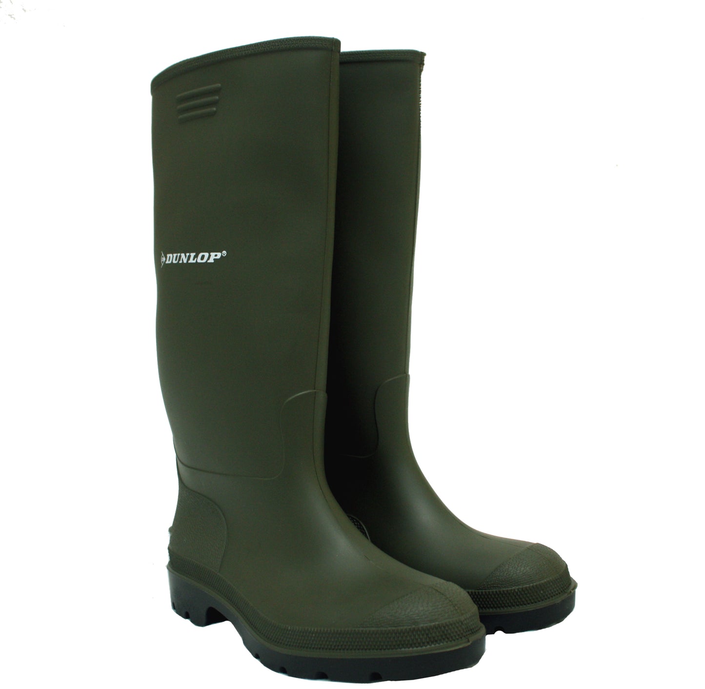 Dunlop PRICEMASTOR Unisex Wellington Boots in Green Knee High Wellington Rain Boots for Outdoor and Gardening