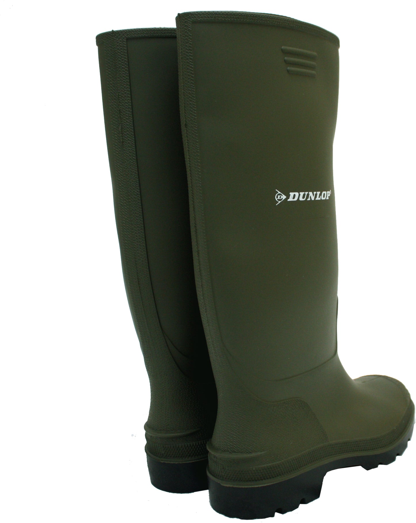 Dunlop PRICEMASTOR Unisex Wellington Boots in Green Knee High Wellington Rain Boots for Outdoor and Gardening