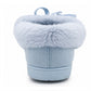 Womens Memory Foam Moccasin Slippers Faux Fur Trim Warm Slip On Ladies Winter House Shoes