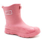 Womens Short Wellies Waterproof Ladies Mid Calf Wellington Boots Garden Walking Outdoor Mud Snow Rain Boots