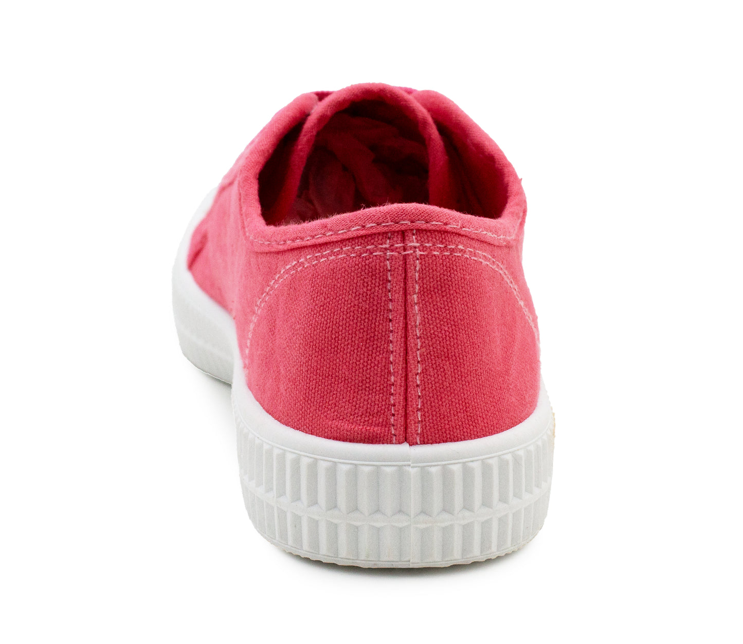 Womens Canvas Pink Lace Up Trainers Flat Sole Baseball Sneakers Ladies Flat Low Top Fashion Trainer Pumps