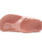 Womens Ladies Lightweight EVA Toe Post Slip On Flat Beach Summer Pool Slides Water Shoes Flip Flops Sandals Pink