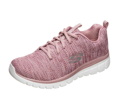 Skechers Womens Graceful TWISTED FORTUNE Ladies Lightweight Memory Foam Sneakers