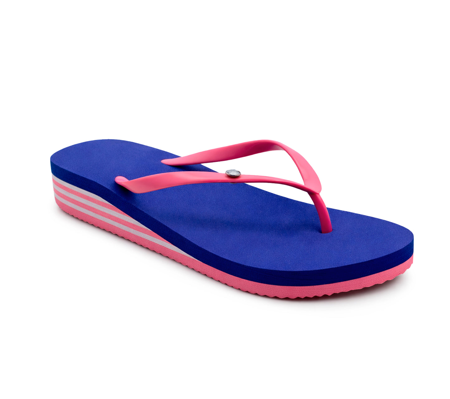 Womens Flip Flops Lightweight Toe Post Sandals Ladies Beach Summer Pool Shoe Wedge Thong Sandal