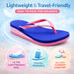 Womens Flip Flops Lightweight Toe Post Sandals Ladies Beach Summer Pool Shoe Wedge Thong Sandal