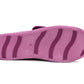 Womens Lightweight Faux Fur Wide Opening Touch Fasten Diabetic Orthopaedic Purple Slippers