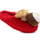 Womens Reindeer Novelty Slippers Character Plush Festive Fun Christmas Slipper Mules