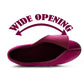 Womens Touch Fasten Slippers Red Velour Wide Opening Diabetic Slip On Ladies House Shoes