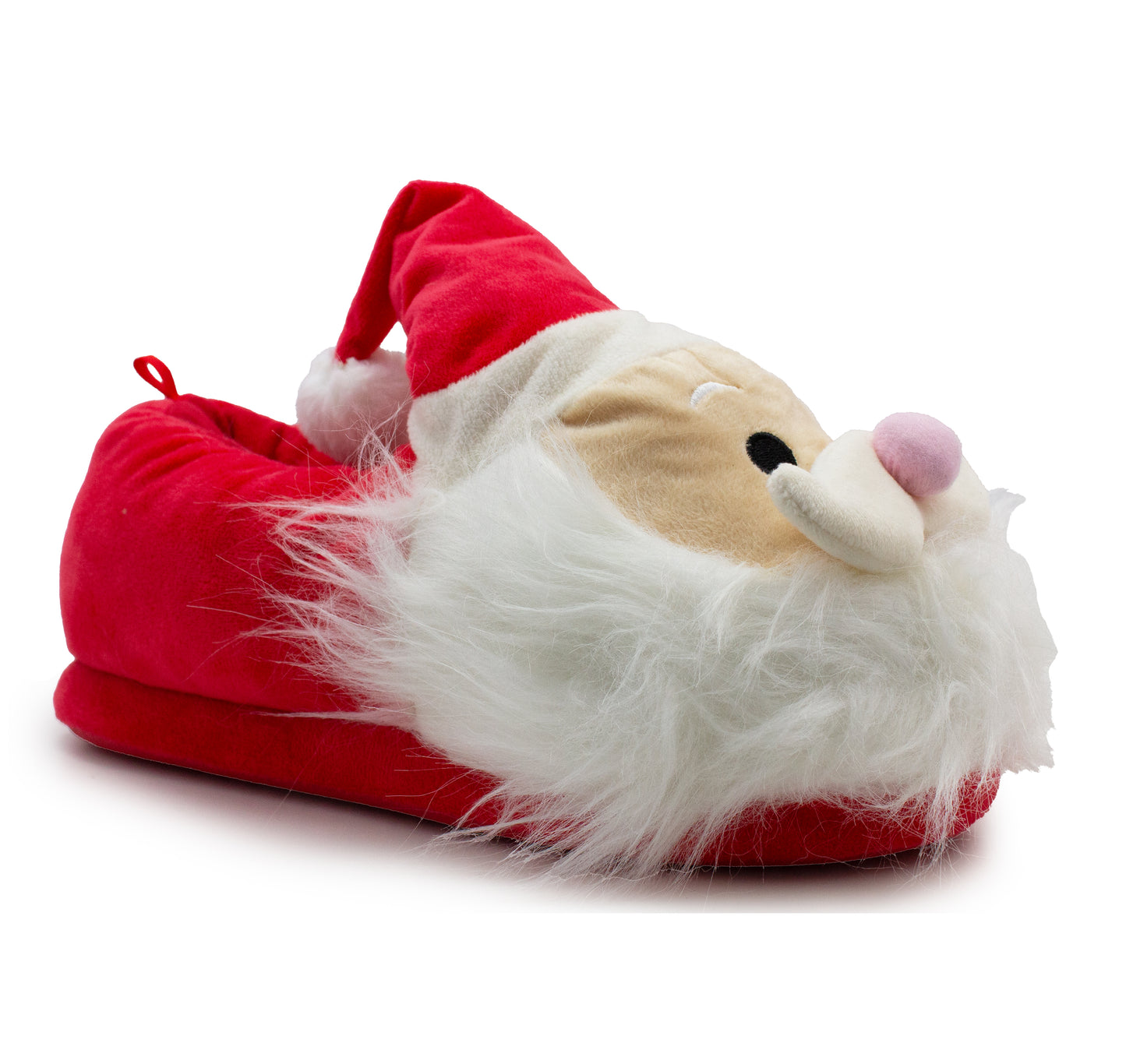 Mens Santa Christmas Slippers Father Christmas Plush Novelty Slippers Slip On Fancy Dress Fun Festive Xmas House Shoes