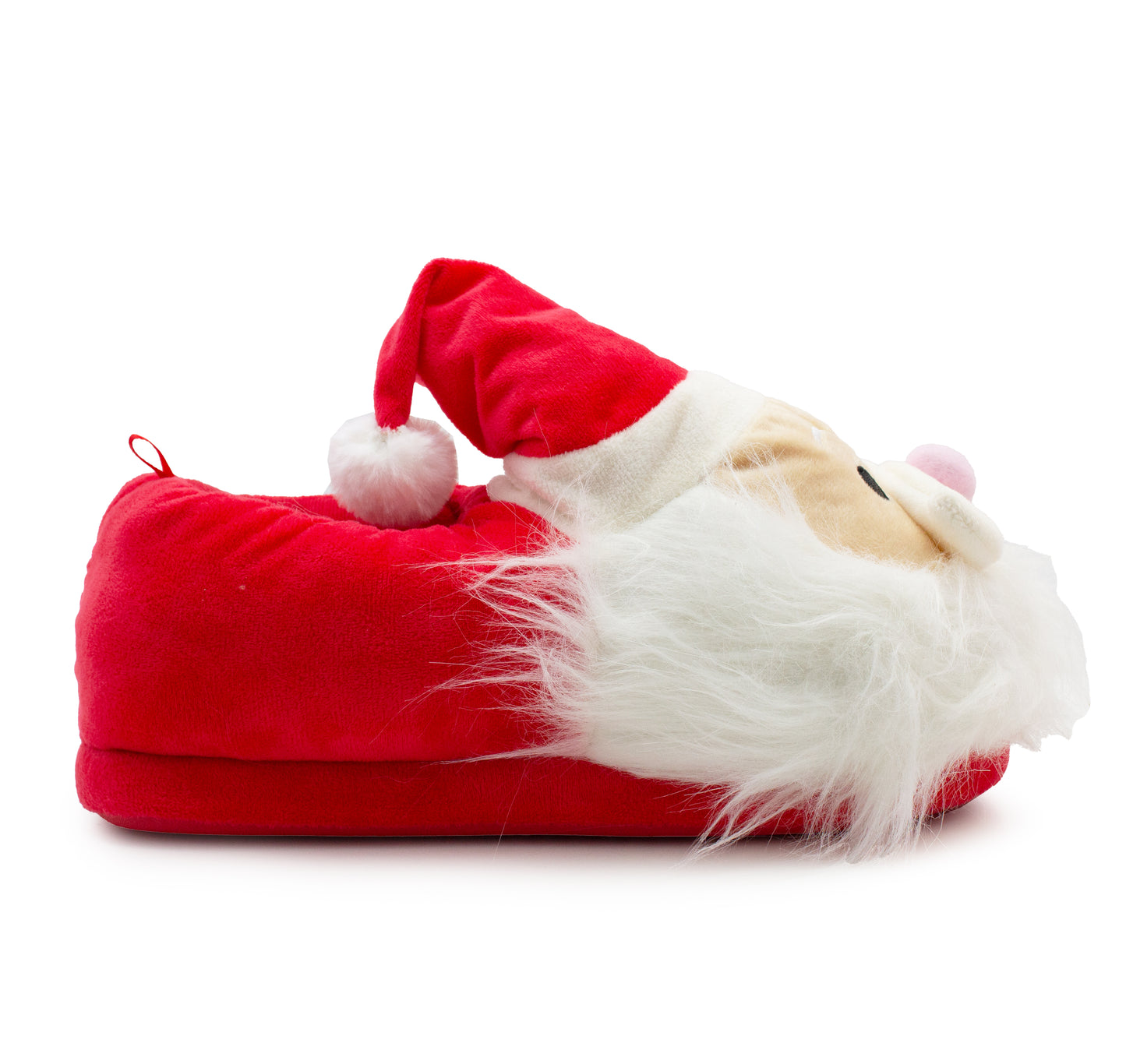 Mens Santa Christmas Slippers Father Christmas Plush Novelty Slippers Slip On Fancy Dress Fun Festive Xmas House Shoes