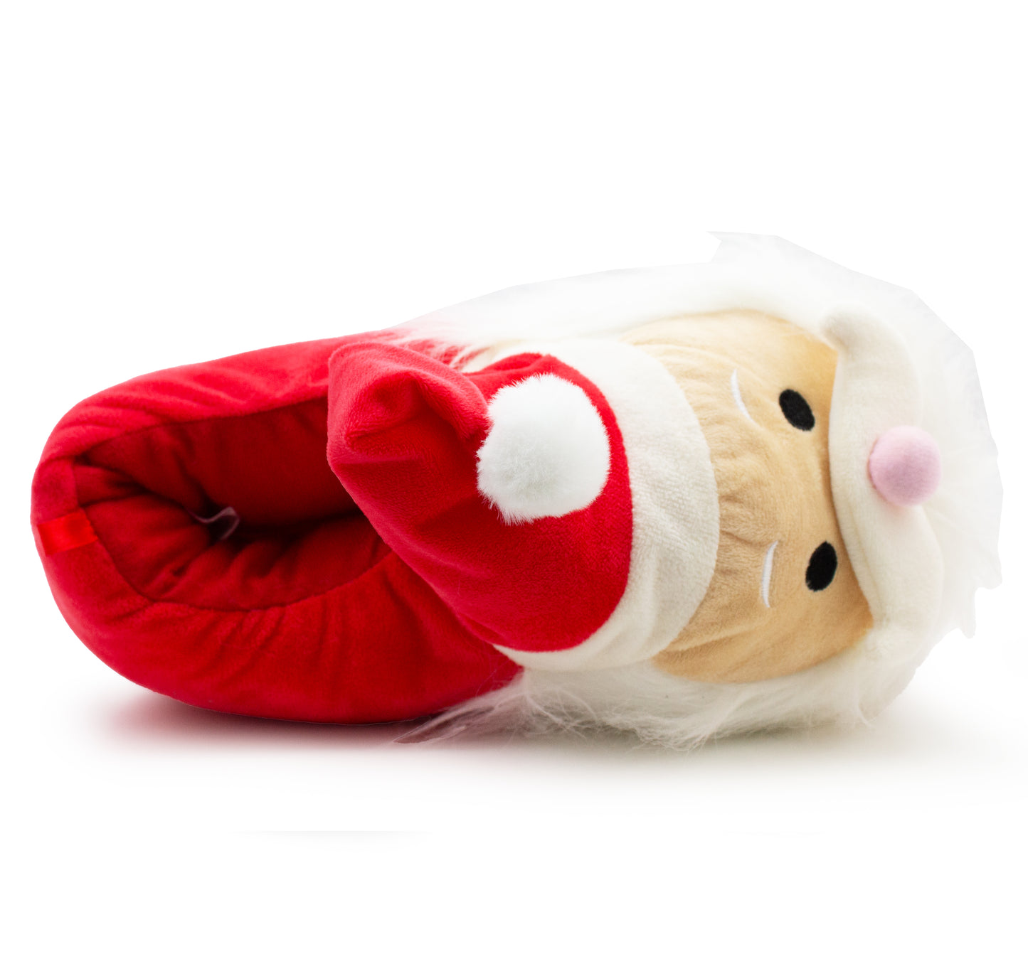 Mens Santa Christmas Slippers Father Christmas Plush Novelty Slippers Slip On Fancy Dress Fun Festive Xmas House Shoes