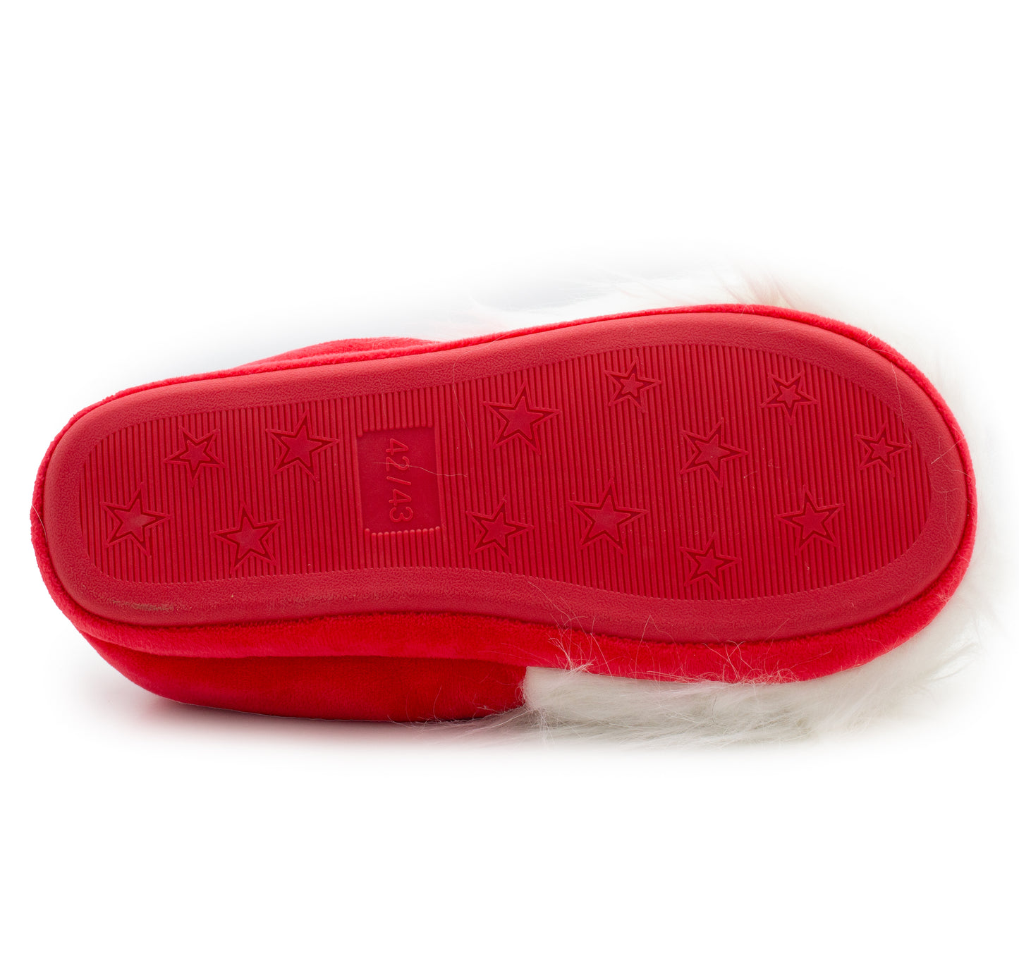 Mens Santa Christmas Slippers Father Christmas Plush Novelty Slippers Slip On Fancy Dress Fun Festive Xmas House Shoes