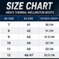 Mens Thermal Lightweight Wellies Waterproof EVA Wellington Snow Rainboots