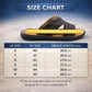 Mens Slip On Sandals Faux Leather Open Toe Sliders Flat Beach Casual Summer Slippers Comfort Sliders