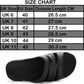 Mens All Black Sliders EVA Lightweight Pool Slides Summer Beach Shower Bathroom House Slipper Mules Sandals Flip Flops