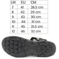 Mens Adjustable Sports Grey Sandals Lightweight Double Strap Outdoor Hiking Trekking Athletic Beach Water Shoes