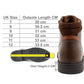 Mens Formal Derby Ankle Boots Brown Faux Leather Lace Up Side Zip Smart Casual Fashion Boot Dress Shoes