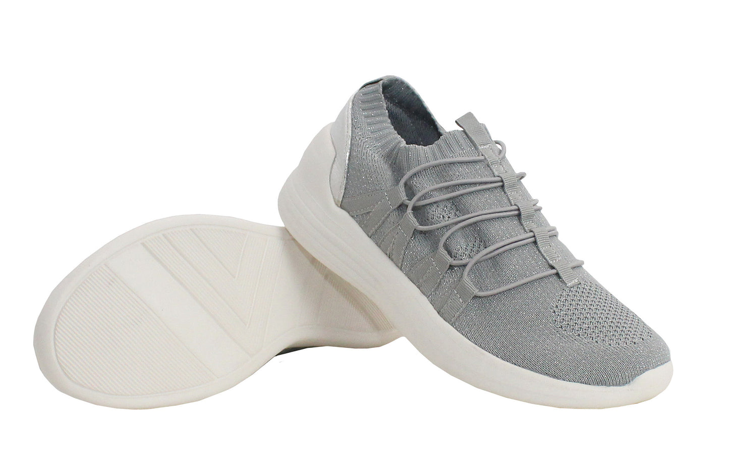 Womens Ladies Super Lightweight Slip On Mesh Breathable Go Walk Running Gym Casual Trainers SIZE UK 8