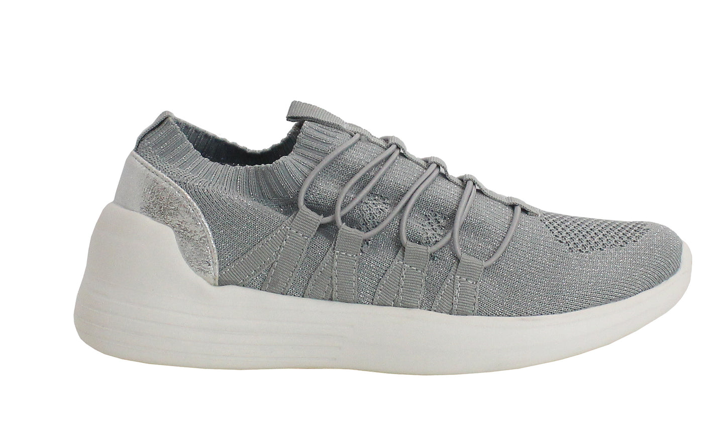 Womens Ladies Super Lightweight Slip On Mesh Breathable Go Walk Running Gym Casual Trainers SIZE UK 8