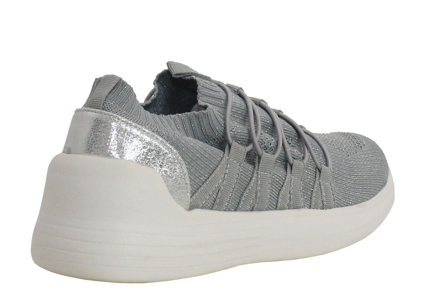 Womens Ladies Super Lightweight Slip On Mesh Breathable Go Walk Running Gym Casual Trainers SIZE UK 8