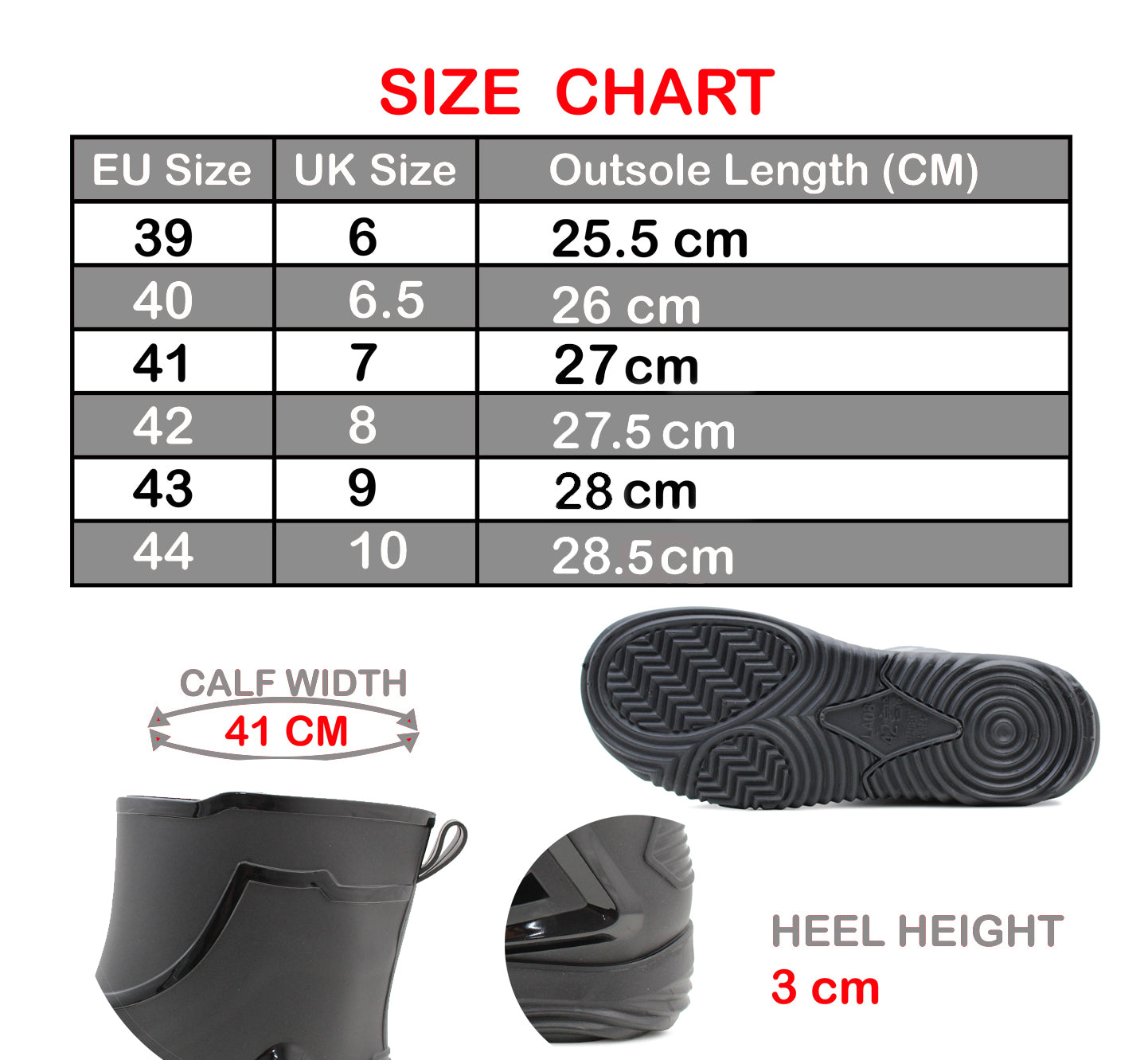 Mens Short Ankle Boot Black Wellies Waterproof Mid Calf Slip On Rain Boot Snow Farm Gardening Outdoor Festival Wellington Boots