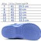 Mens Clogs Warm Fur Lined Thermal Blue Garden Clogs Slip On Lightweight EVA Slippers Indoor House Shoes Shower Sandals
