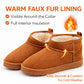 Womens Faux Suede Ankle Boots Warm Faux Fur Lined Ladies Low Slip On Cosy Winter Boots