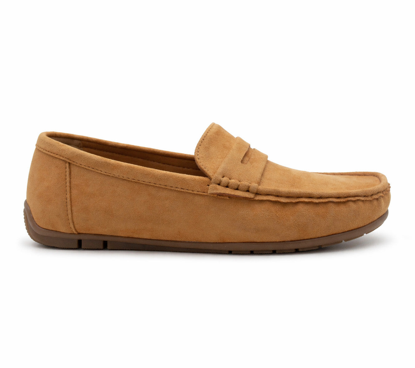 Men's Faux Suede Leather Penny Loafers Smart Casual Slip On Driving Shoes