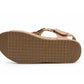 Womens Adjustable Sandals Ladies Low Wedge T-Bar Summer Beach Walking Shoes
