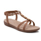 Womens Strappy Sandals Elastic Back Strap Comfort Flat Open Toe Summer Casual Beach Holiday Shoes