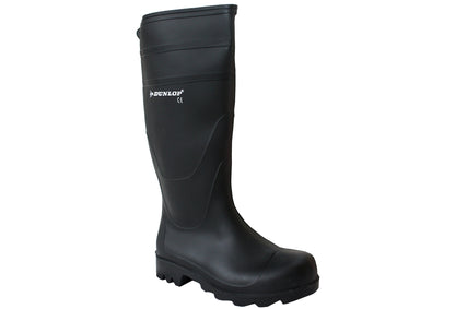 Dunlop Mens Universal Waterproof Wellington Black Boots