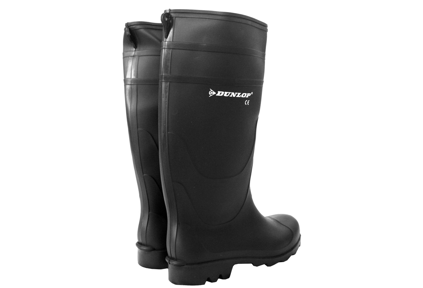 Dunlop Mens Universal Waterproof Wellington Black Boots