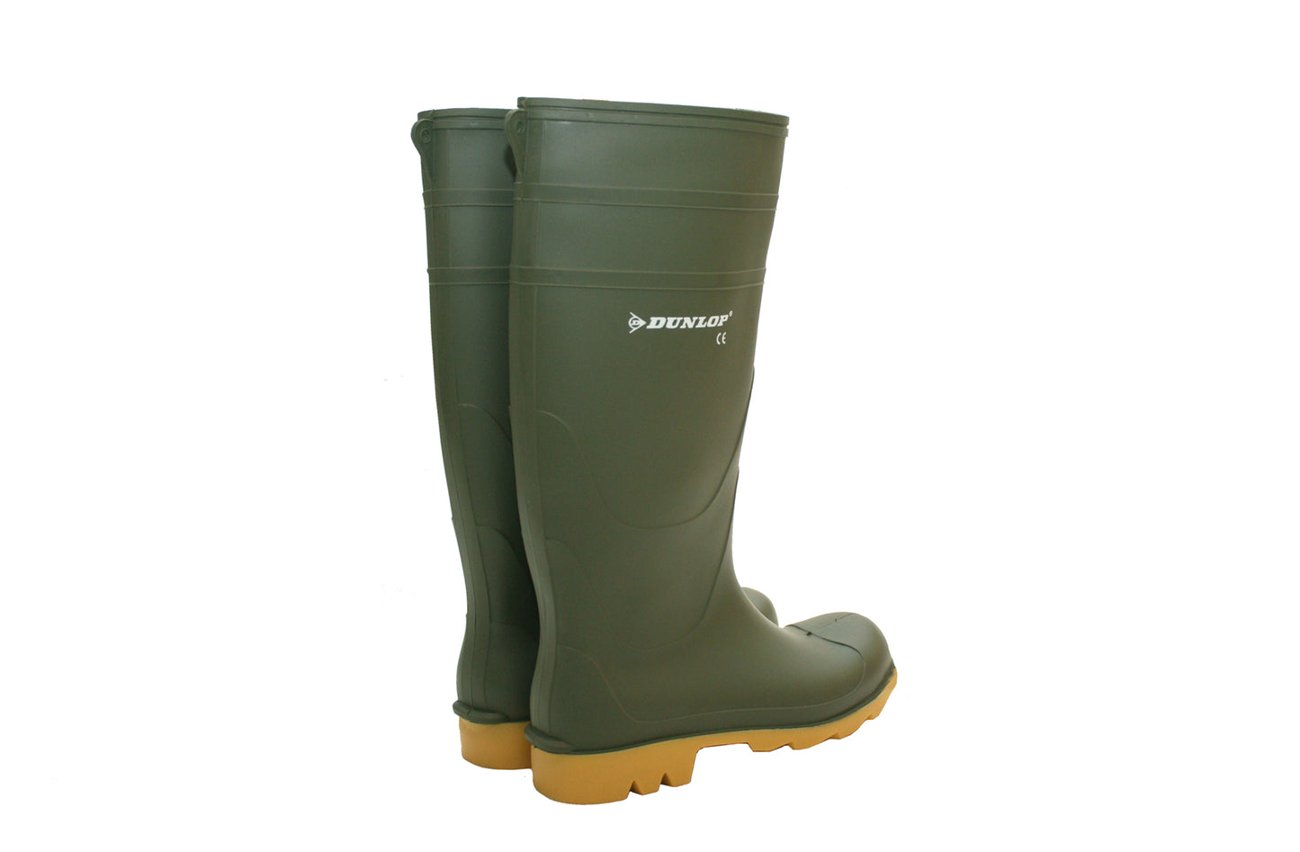 Dunlop Mens Universal Waterproof Wellington Green Boots