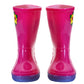 Girls Childrens Kids Infants Mid Calf Waterproof Wellington Wellies Rain Puddle Boots