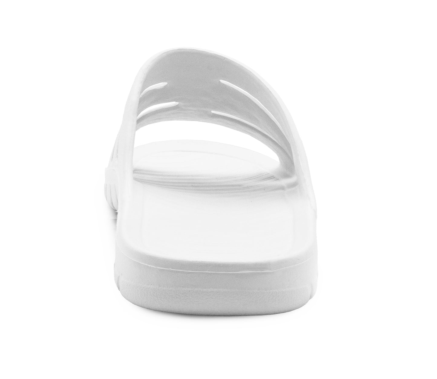 Mens White Sliders EVA Lightweight Pool Slides Summer Beach Shower Bathroom House Slipper Mules Sandals Flip Flops