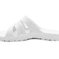 Mens White Sliders EVA Lightweight Pool Slides Summer Beach Shower Bathroom House Slipper Mules Sandals Flip Flops